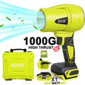 【Fathersdaygift】Seese Turbo Jet Blower,Leaf Blower, Violent Turbo Fan, Pure Copper Motor,Car Drying after Wash, Handheld Snow Blower,Cordless Turbo Power Air Duster,Home Improve,Garden Mainte Holiday Gifts