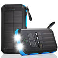 Solar Charger Power Bank 38800Mah-20000Mah, Portable Charger, 4 Cables 3 Ports Fast Charging External Battery Pack with USB C for Cell Phones, Solar Panel Charger with Dual Flashlight for Camping Power Bank Power Bank Charger Battery Power Bank Summervibe