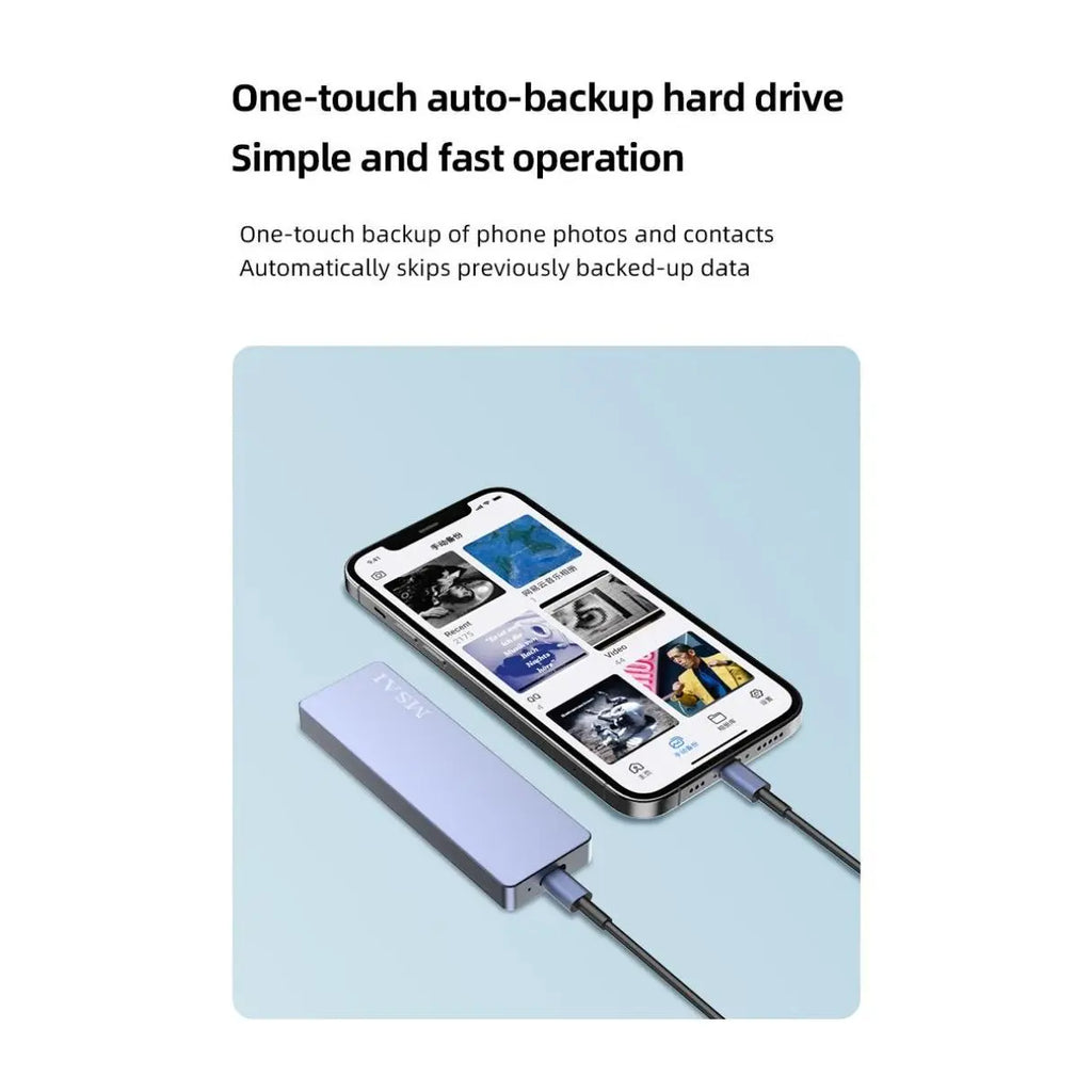 Funnypanda 1TB USB Flash Drive High-Speed USB 3.0 External Storage for Iphone Android PC Mac Foldable Design Easy Connectivity